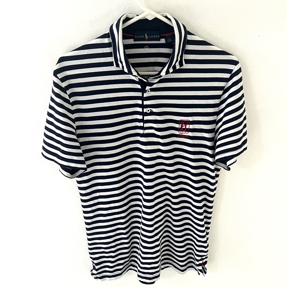 Polo by Ralph The Players TPC Sawgrass Striped Polo, Size: Medium